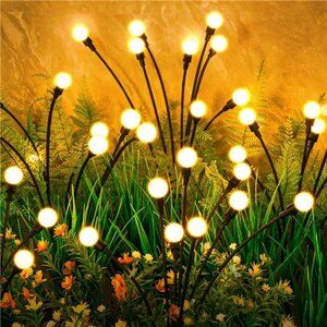 Solar Lights Outdoor(4-Pack, 32 LEDs), Solar Garden Lights, Outdoor
